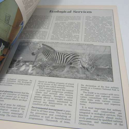 Pair of books - Late bush war period - Suid Afrikaanse Weermag, South African Defence Force
