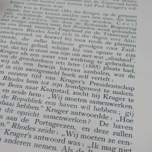 Van Schaapwachter tot President (Het Leven van Paul Kruger) by D`Arbez 1904 edition, Dutch version