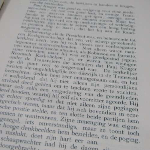 Van Schaapwachter tot President (Het Leven van Paul Kruger) by D`Arbez 1904 edition, Dutch version