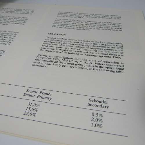 Information book, The South African Defence forces contribution to the development South West Africa