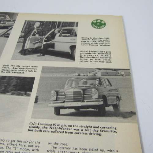 Vintage Car Magazine - November 1965 - excellent condition