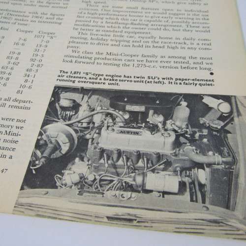 Vintage Car Magazine - November 1965 - excellent condition