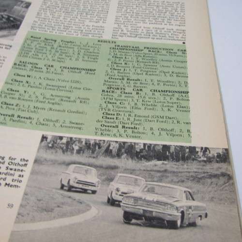Vintage Car Magazine - November 1965 - excellent condition