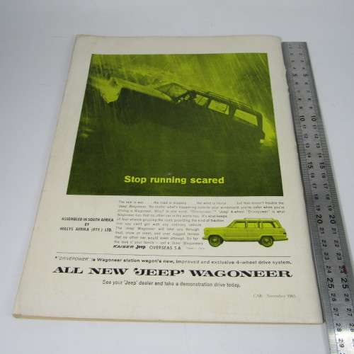 Vintage Car Magazine - November 1965 - excellent condition