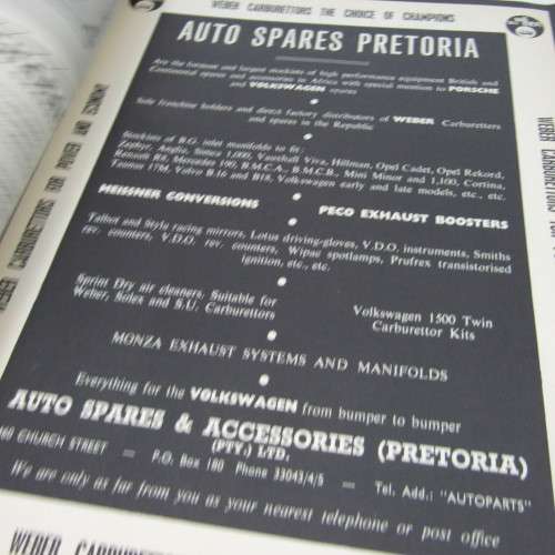 Vintage Car Magazine - November 1965 - excellent condition