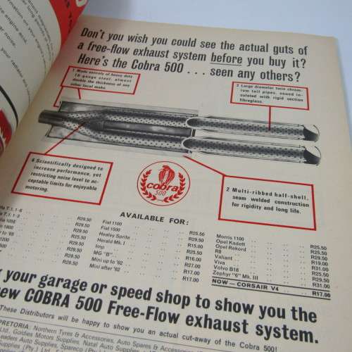Vintage Car Magazine - August 1966 - excellent condition