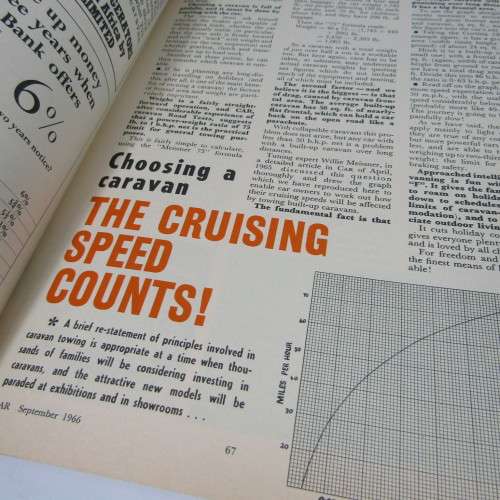 Vintage Car Magazine - September 1966 - excellent condition