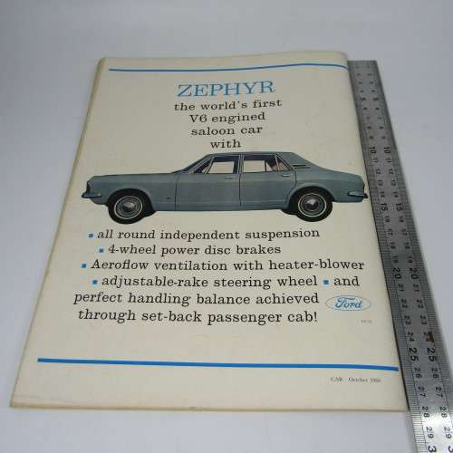 Vintage Car Magazine - October 1966 - excellent condition