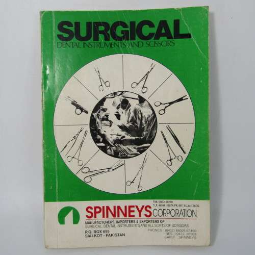 Vintage dental and surgical catalogue and price list - 4 books