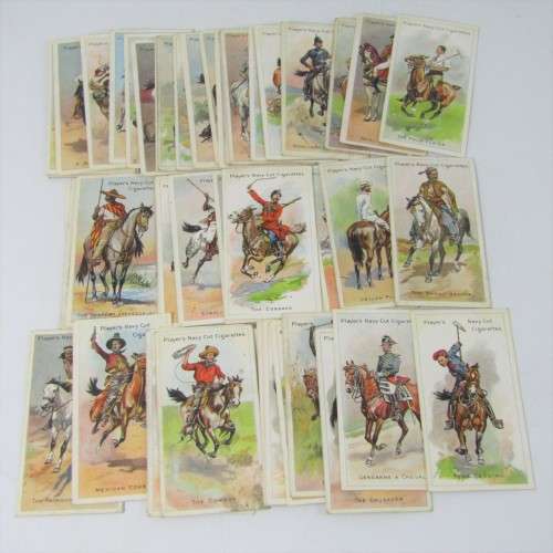 1905 Riders of the world cigarette cards set No. 1 to 50 John Player and Sons