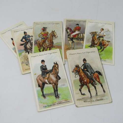 1905 Riders of the world cigarette cards set No. 1 to 50 John Player and Sons