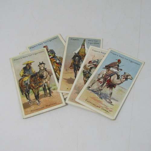 1905 Riders of the world cigarette cards set No. 1 to 50 John Player and Sons