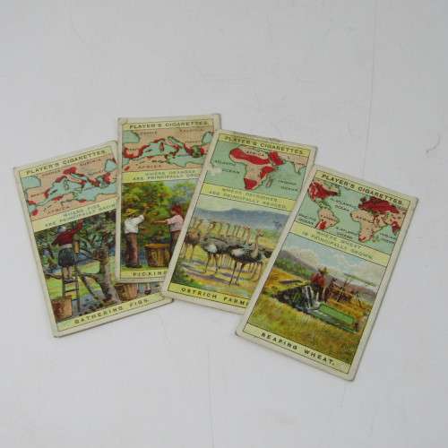 1911 / 1928 John Player and Sons cigarette cards - Products of the world No. 1 to 25