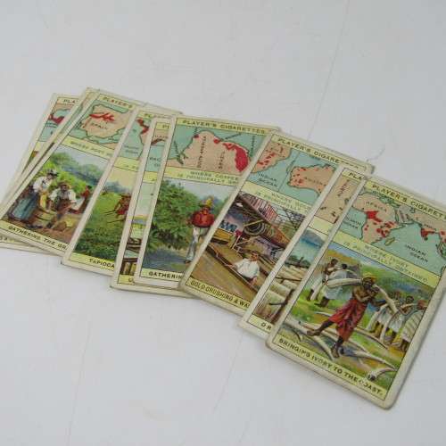 1911 / 1928 John Player and Sons cigarette cards - Products of the world No. 1 to 25