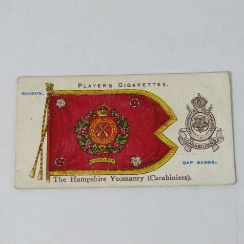 1924 John Players cigarette cards - Banners and Cap badges - full set of 50