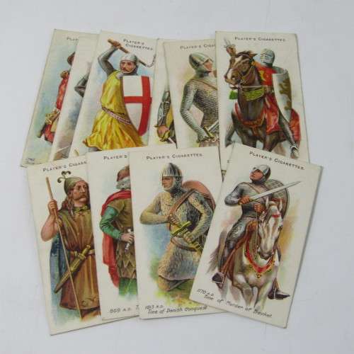 1909 John Players and Sons cigarette cards - Arms and Armour - No. 1 to 50