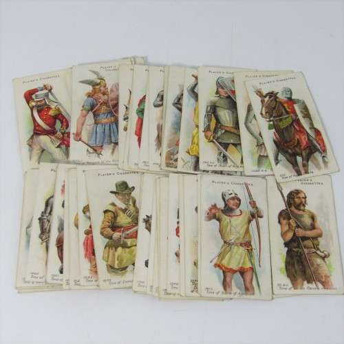 1909 John Players and Sons cigarette cards - Arms and Armour - No. 1 to 50