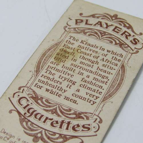 1904 British Empire series John Players and Sons cigarette cards - No. 1 to 50