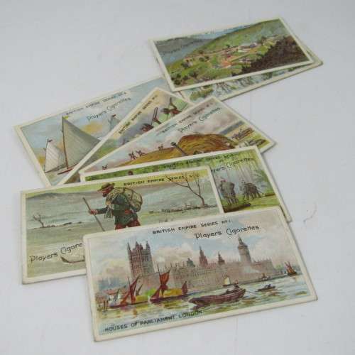 1904 British Empire series John Players and Sons cigarette cards - No. 1 to 50