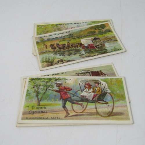 1904 British Empire series John Players and Sons cigarette cards - No. 1 to 50