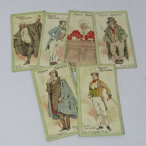 1912 John Players and Sons cigarette cards - Caracters from Dickens - No. 1 to 25