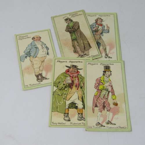 1912 John Players and Sons cigarette cards - Caracters from Dickens - No. 1 to 25
