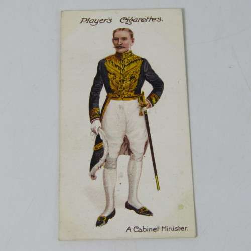 1911 John Players and Sons cigarette cards - Ceremonial and Court - No. 1 to 25