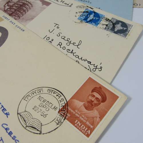 Lot of 9 India First Day Covers 1950`s