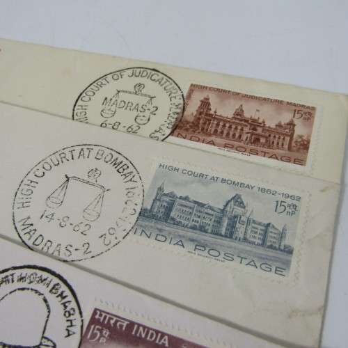 Lot of 10 India Postal and First Day Covers  from the 1960`s