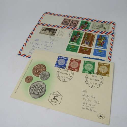 Lot of 32 Israel Postal and First Day Covers dated between 1950 and 1962