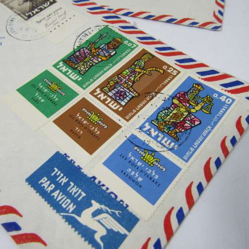 Lot of 32 Israel Postal and First Day Covers dated between 1950 and 1962