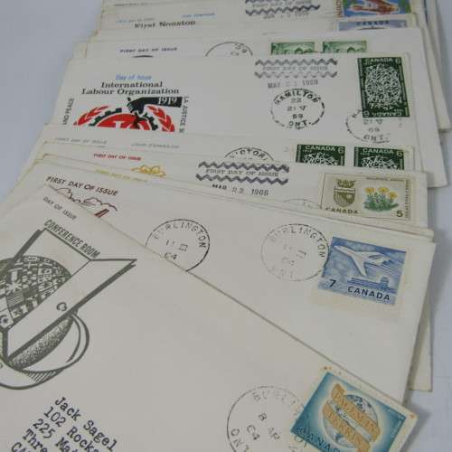 Lot of 82 Canada First Day Covers from the 1960`s