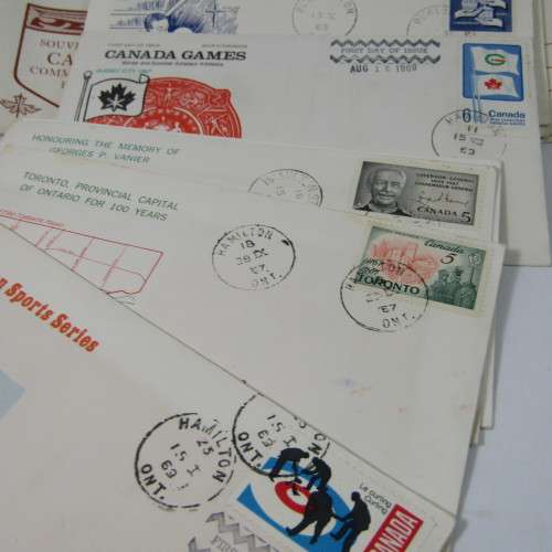 Lot of 82 Canada First Day Covers from the 1960`s