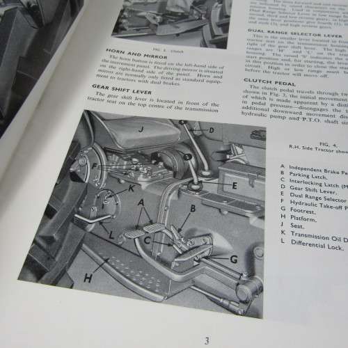 Massey-Ferguson 65s tractor operator instruction book
