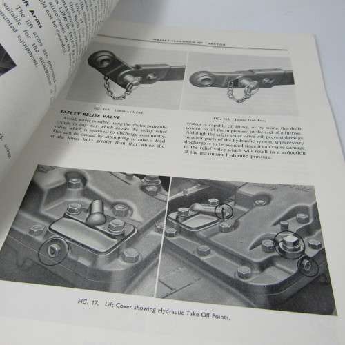 Massey-Ferguson 65s tractor operator instruction book