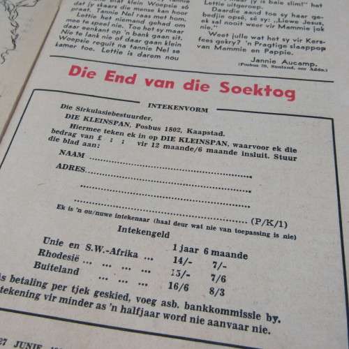 Die Kleinspan - 27 Junie 1960 - No. 23