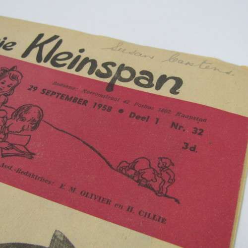 Die Kleinspan - 29 September 1958 - No. 32