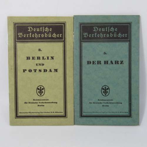 Lot of 2 German transport books - Deutsche verkehrsbücher - number 3 and 5