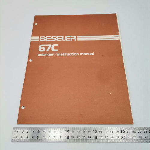 Beseler 67 C enlarger booklet