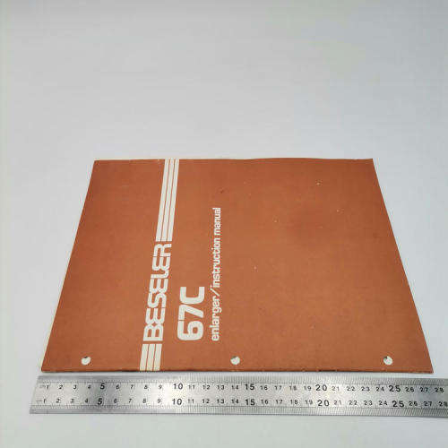 Beseler 67 C enlarger booklet