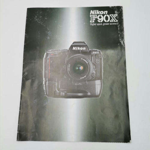 Nikon F90 X advertising booklet