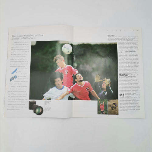Nikon F90 X advertising booklet