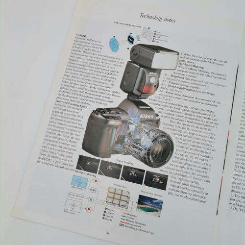 Nikon F90 X advertising booklet