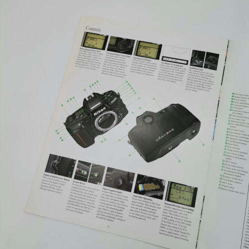 Nikon F90 X advertising booklet
