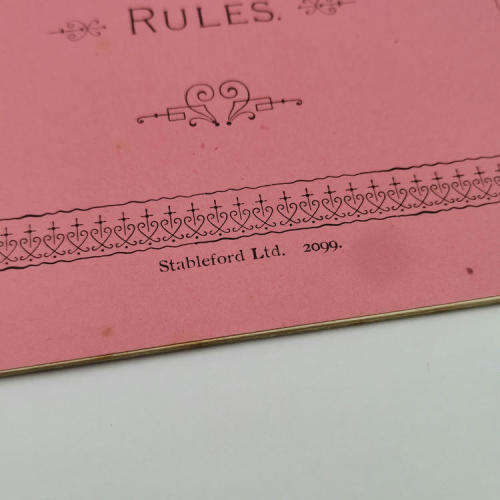 Original early 1900`s rules of the Automotive Club of South Africa