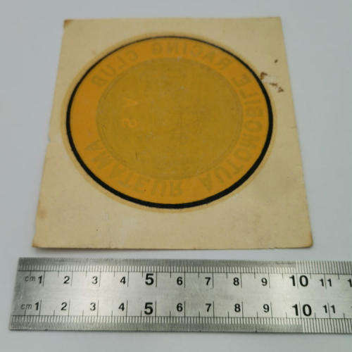 Original unused Amateur Automobile Racing Club SA licence disk holder - motoring history