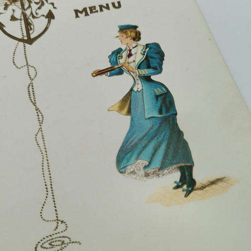 Automobile club of South Africa 1907 Menu for complimentary lunch at the Grand Hotel - Cape Town