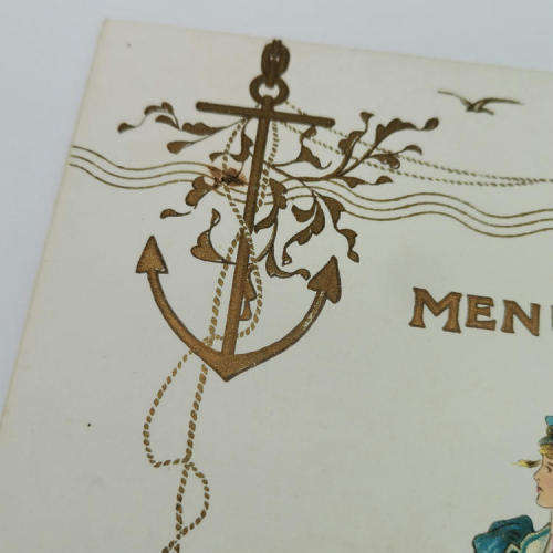 Automobile club of South Africa 1907 Menu for complimentary lunch at the Grand Hotel - Cape Town