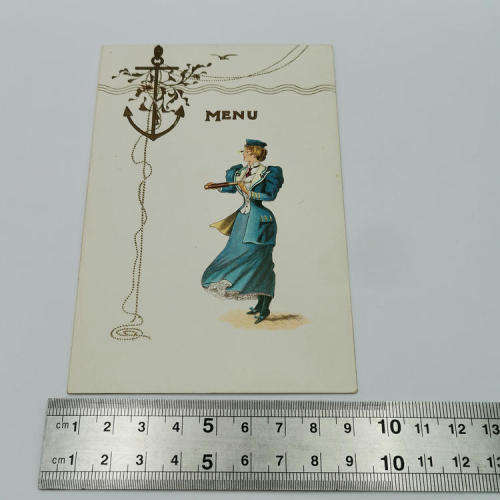 Automobile club of South Africa 1907 Menu for complimentary lunch at the Grand Hotel - Cape Town