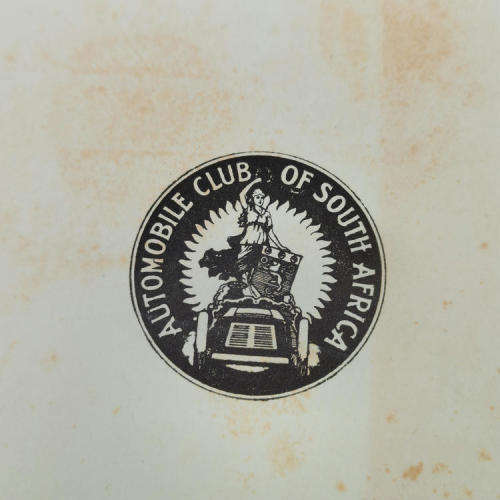 First Annual report of the Automobile club of South Africa - 1902 - corner fixed